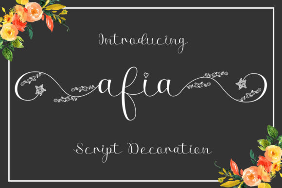 Afia Script: The Elegant Font for Modern Branding