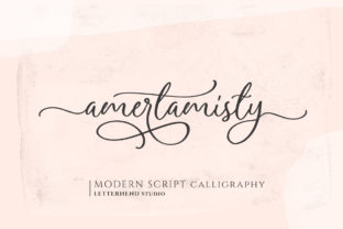 Amerta Misty Script: A Sweet & Simple Crafting Font for Romantic Designs