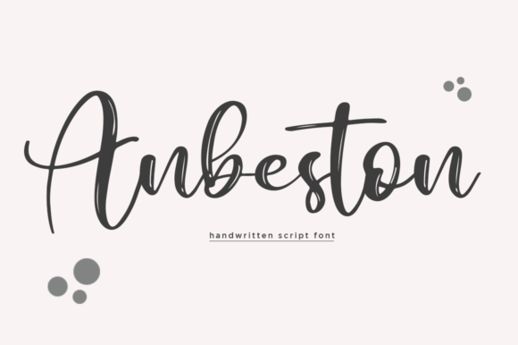 Anbeston Script: Crafting Charm in Modern Typography