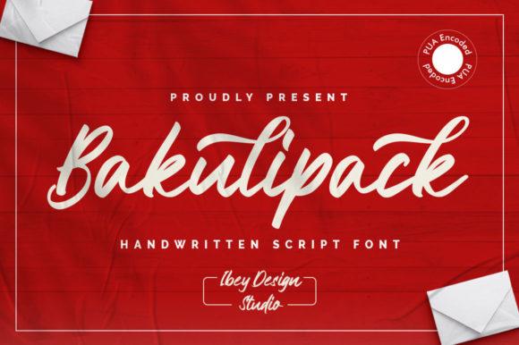 Bakulipack Script: The Dance of a Playful Typeface
