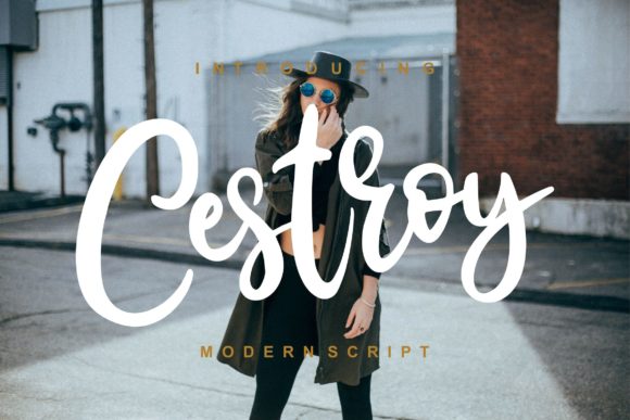 Cestroy Script: The Elegant Handwritten Font for Timeless Designs