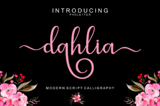 Dahlia Script: A Modern Handwritten Calligraphy Font for Creative Projects