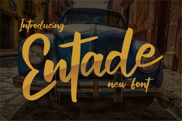 Entade Script: A Modern Typeface for Confident Brands