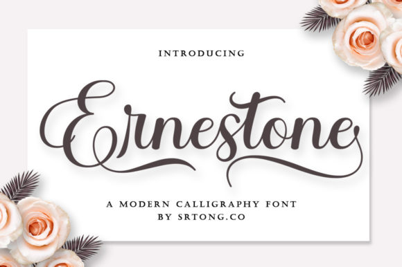 Ernestone Script: Blending Classic Calligraphy with Modern Design