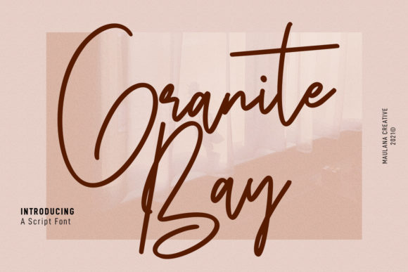 Granite Bay Script: A Handwritten Font with Character