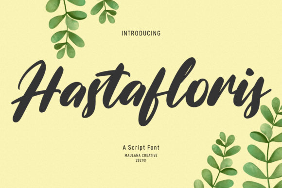 Hastafloris Script: Adding a Personal Touch to Your Designs