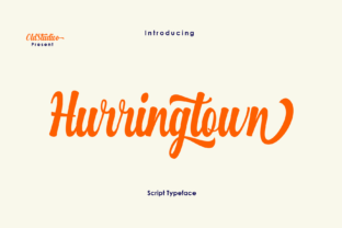 Hurringtown Script: Bold Handwritten Charm for Modern Design