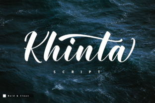 Khinta Script: Adding a Bold, Personal Touch to Your Designs