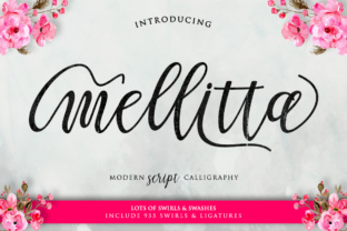Mellitta Script: A Handwritten Font with Modern Elegance