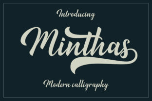 Minthas Script: A Classic Font with Bold, Modern Charm