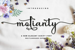 Molianty Script: A Romantic Twist for Modern Design