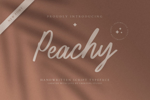 Peachy Script: A Modern Script Font for Elegant Design
