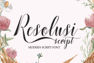Resolusi Script: Sweet Calligraphy for Modern Branding